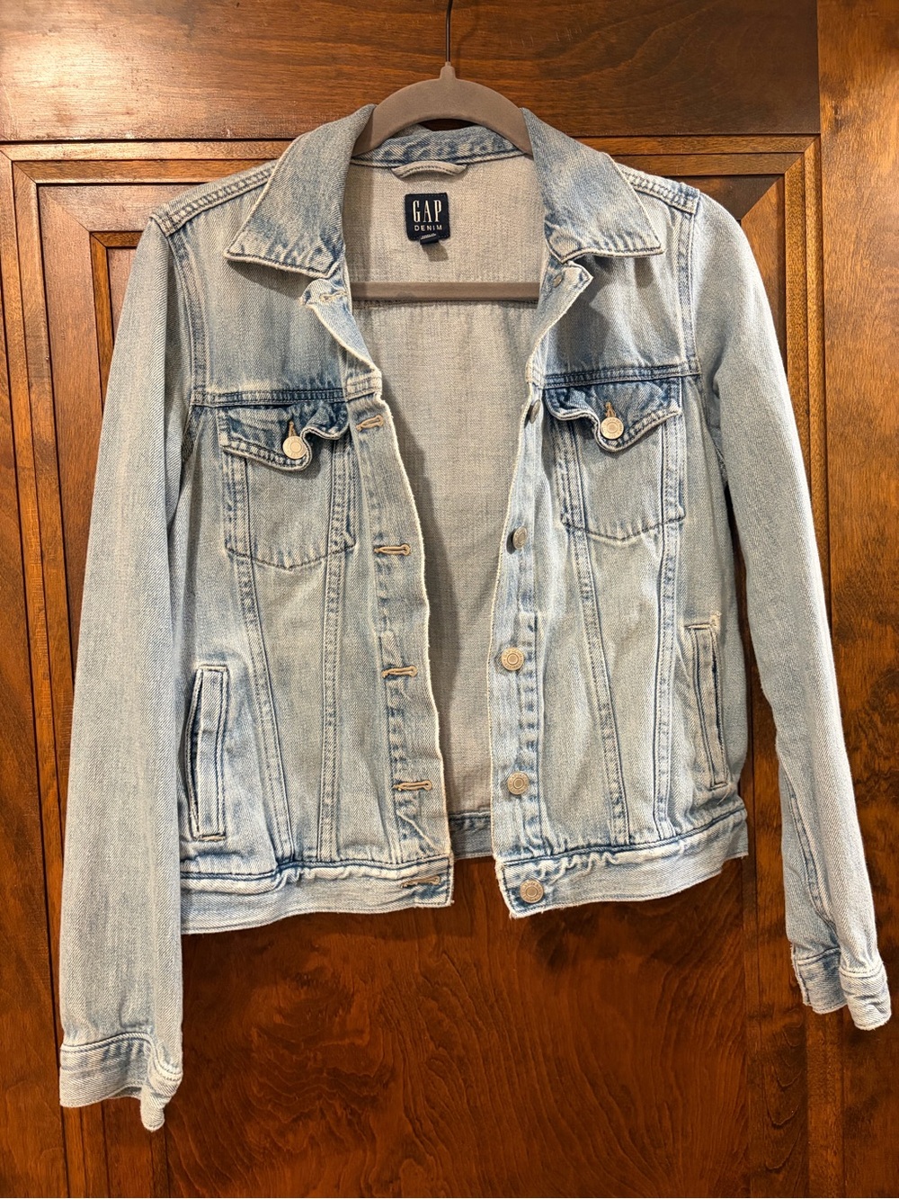 GAP Women's Light Blue Denim Jean Jacket